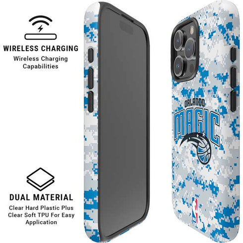 NBA Orlando Magic Digi Camo iPhone 16 Pro Magsafe Impact Case
